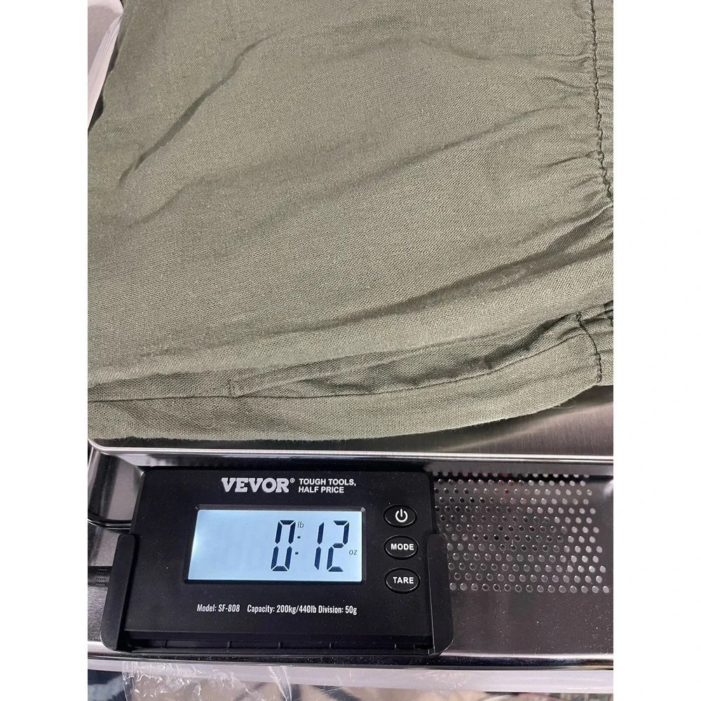 Banana Republic Women's Olive Green Linen Blend Cargo Drawstring Jogger Medium